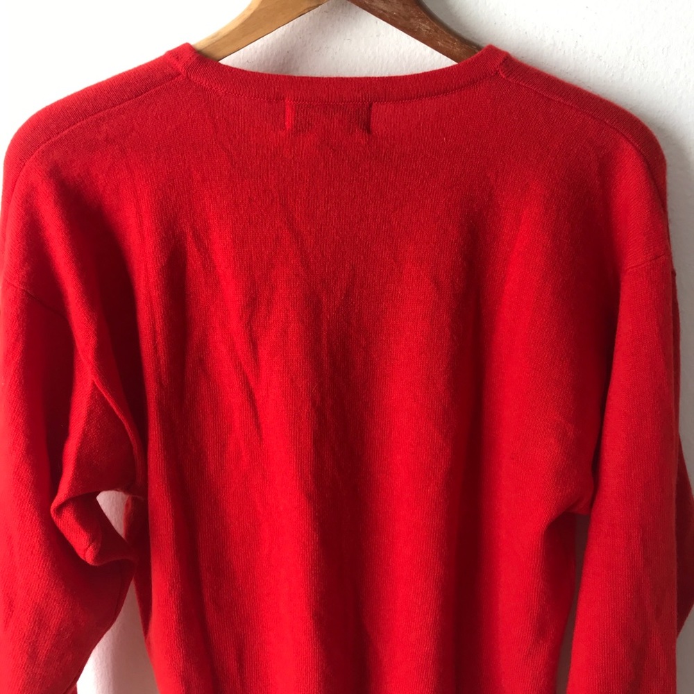 Bloomingdales Red Cashmere Sweater - Picture 7 of 8
